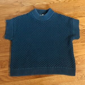 Haven well within teal short sleeve sweater